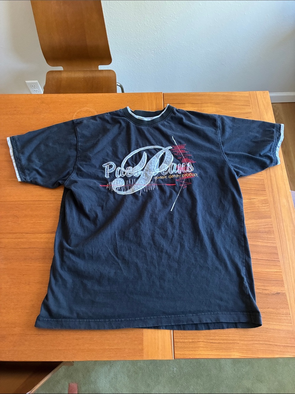 Y2K Paco Jeans Heavyweight Ringer Tee